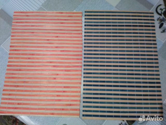 Коврики соломенные