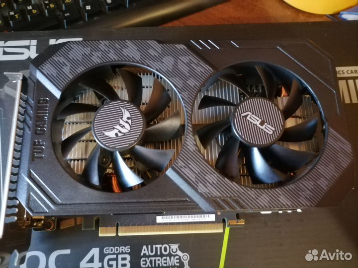 Видеокарта asus GeForce GTX 1650 TUF Gaming OC
