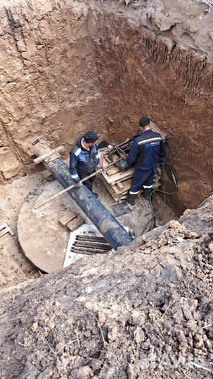 Прокол под дорогой.Прокол грунта.гнб