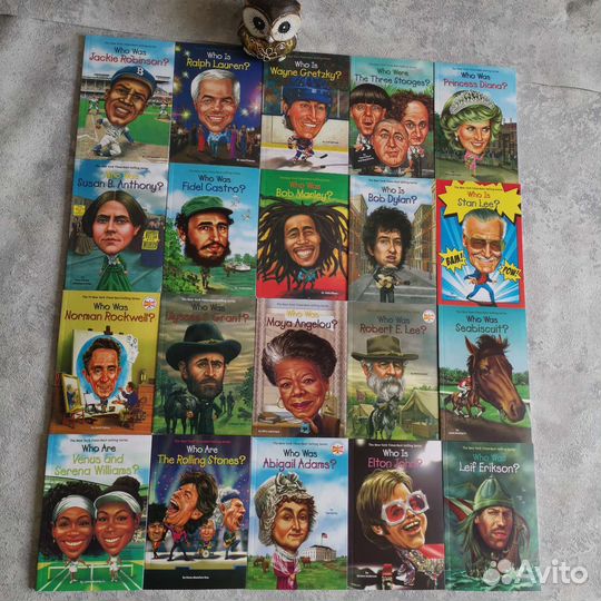 Серия из 160 книг на английском : Who was