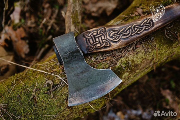 Кованый топор ручной работы Туристический