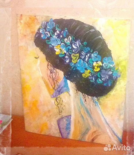 Картина маслом на холсте Размер 30 x35 см