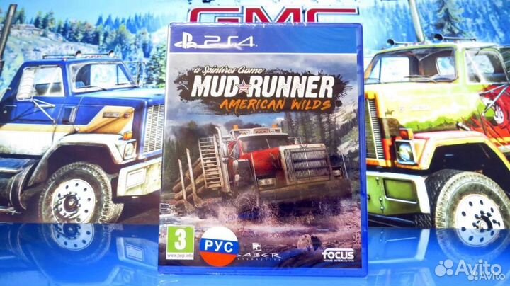 Игра Snowrunner, Mudrunner ps4, ps5