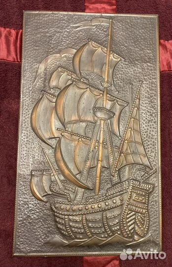 Чеканка медная СССР