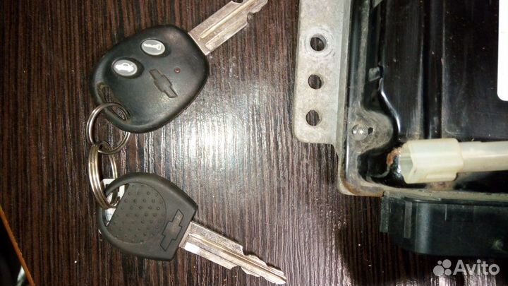 Замок+эбу+иммобл.+ключи шевроле авео Т250