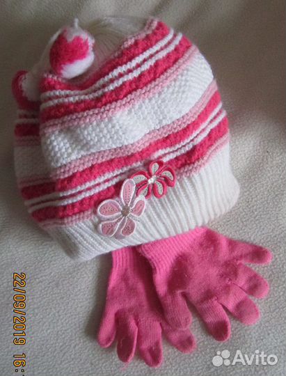 Шапки, перчатки, шарфы от 5 - до 10 лет