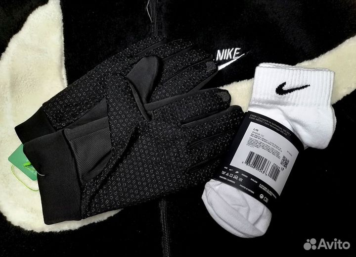 Перчатки + носки nike