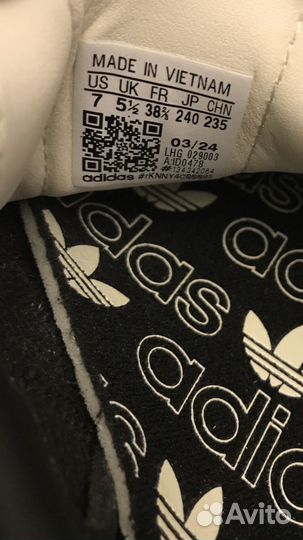 Кроссовки адидас Samba OG W 7 US, 37,5 оригинал