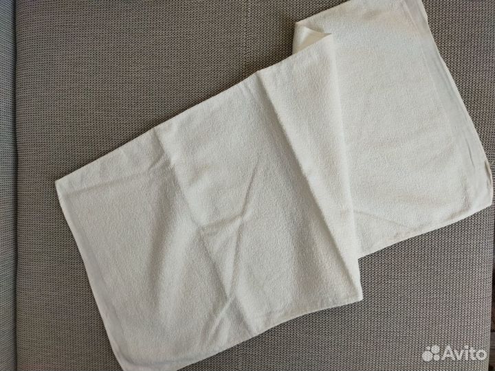 Полотенце белое махровое СССР новое