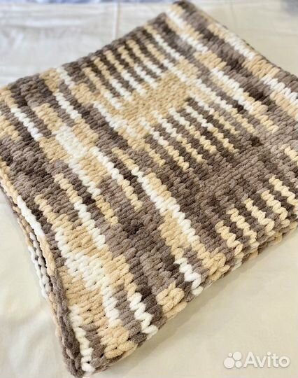 Плед детский вязаный ручная работа