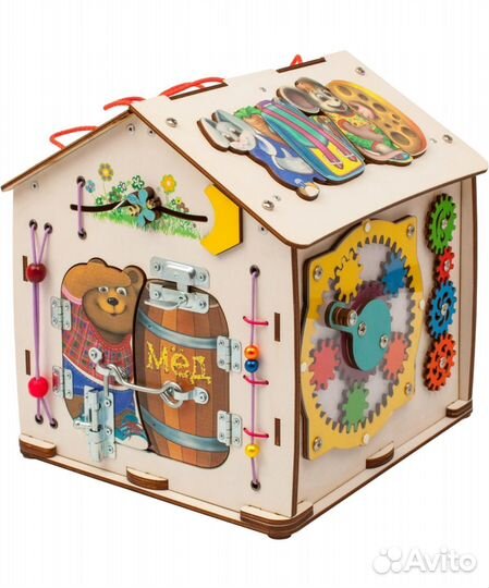 Бизиборд домик со светом