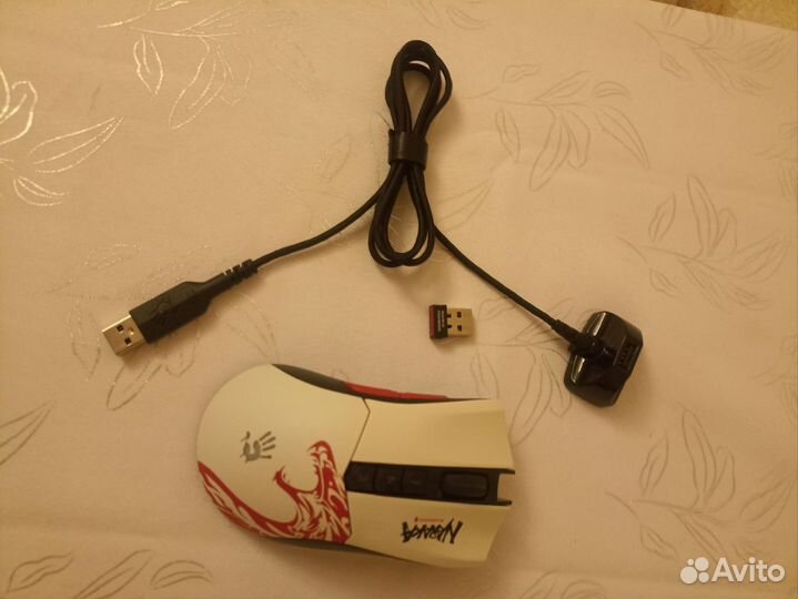 Игровая мышь A4Tech Bloody R90 Plus Naraka White