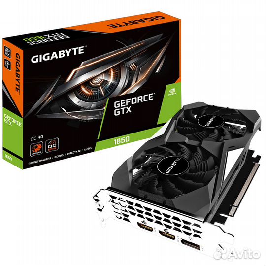 Видеокарта 4Gb Gigabyte GTX1650 новая