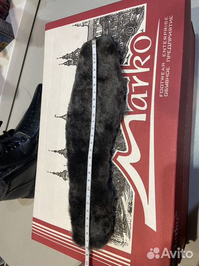 Натуральные зимние кожанные ботинки Marko