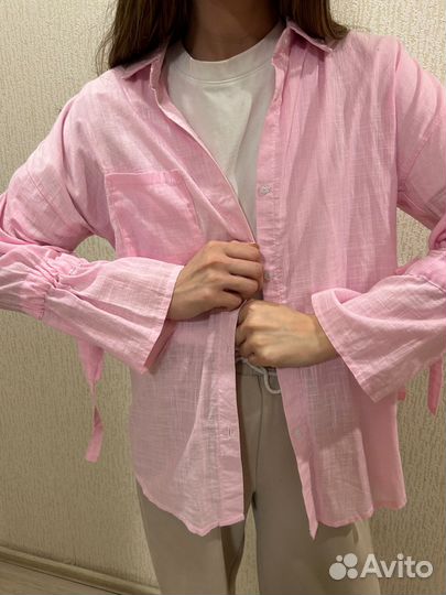 Рубашка zara худи colins