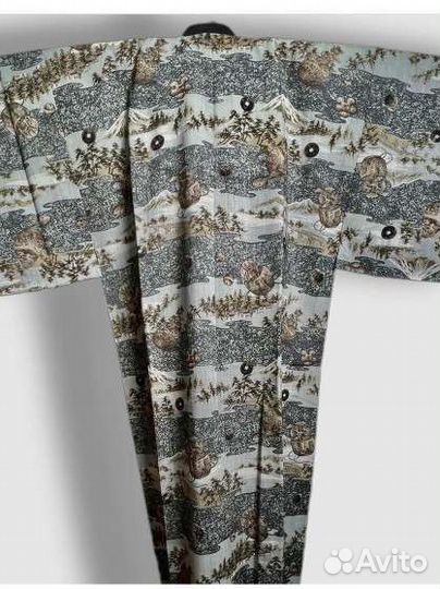 Кимоно с драконами. Дзюбан. Япония винтаж