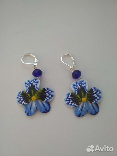 Колье из полимерной глины ручной работы