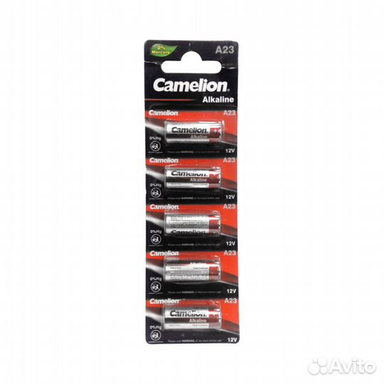 Батарейка Camelion LR23A BL-5 Mercury Free A23-BP5