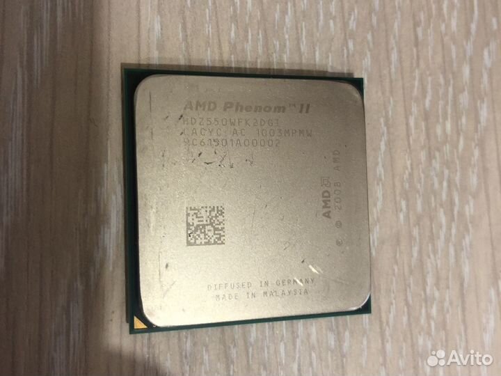Процессор AMD Phenom(tm) II X2 550 3