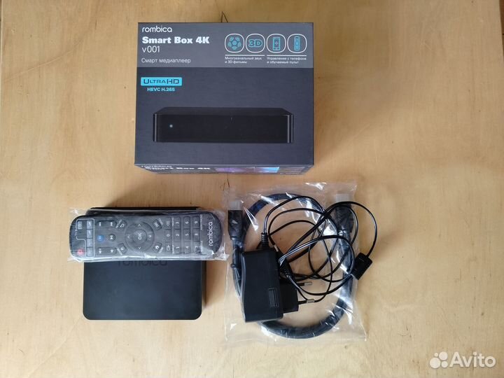 Smart Box 4K, тв приставка Rombica