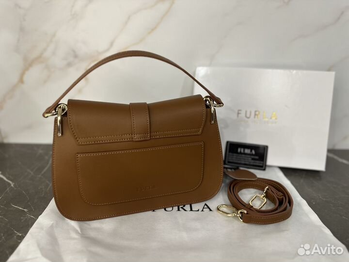 Сумка furla Flow коричневая
