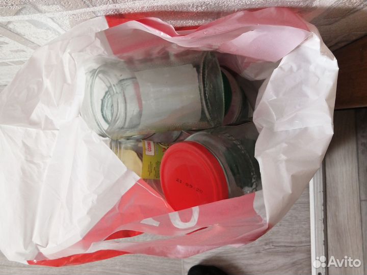 Стеклянные банки 0.5 л, литровые