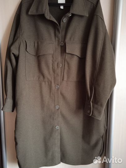 Пальто рубашка женская