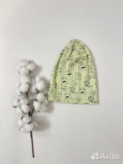 Новая трикотажная шапка для мальчика 2-5 лет