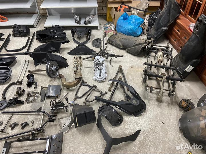 Разбор снегохода Brp Lynx 1200 XU