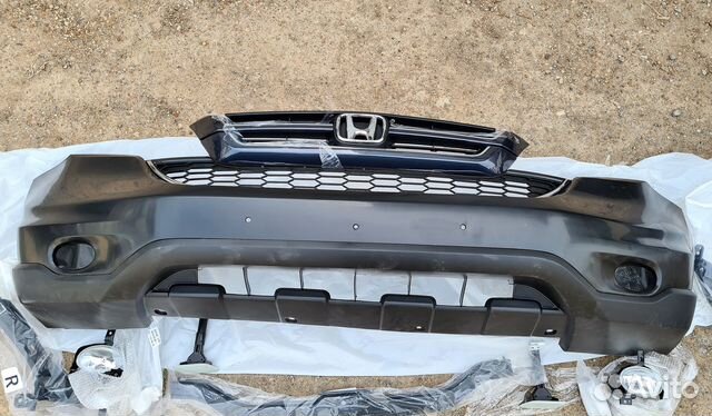 Бампер передний Honda CRV 3 рестайлинг