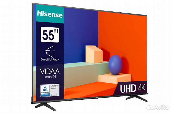 Телевизор hisense 55A6K SMART 4 k