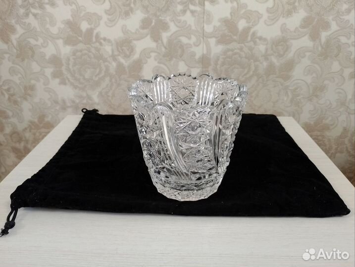 Ваза хрустальная/конфетница. СССР