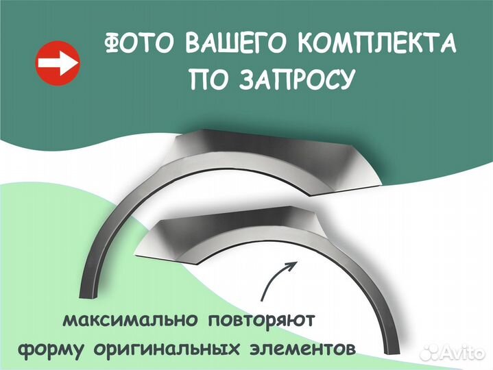 Арки и пороги ремонтные Honda HR GH