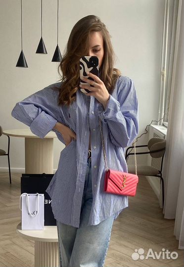Рубашка Ralph Lauren оригинал оверсайз Balenciaga