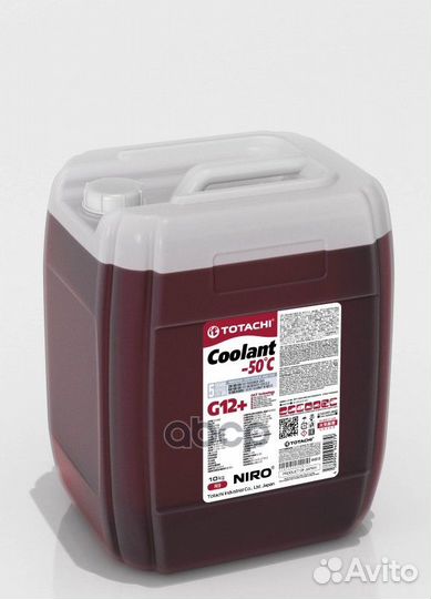 Антифриз, готовый раствор niro coolant G12+ -50