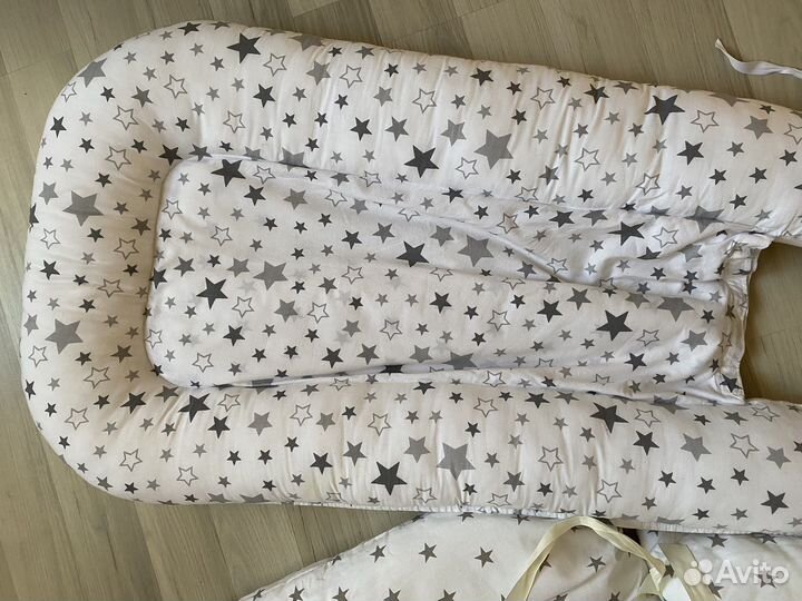 Кокон для новорожденных+бортики