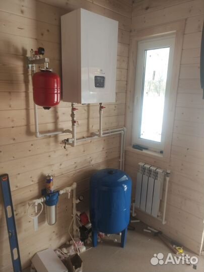 Отопление, водоснабжение под 