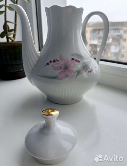 Кофейник чайник заварочный, доливной гдр JLMenau