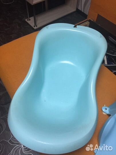 Ванночка для купания с горкой