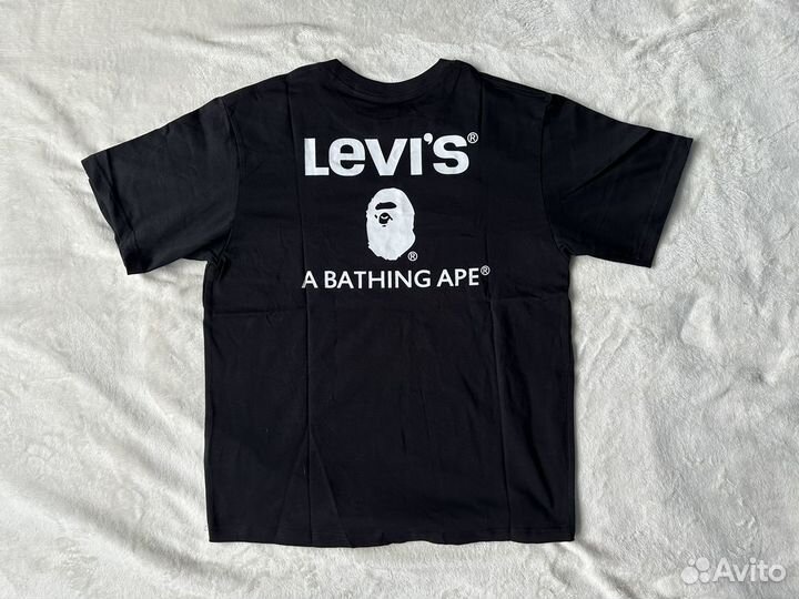 Футболка Levis x bape