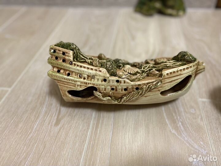 Корабль декорации для аквариума
