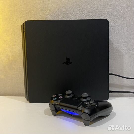 Sony PS4 Slim 1tb 3 ревизия CUH-2208B + топ игры