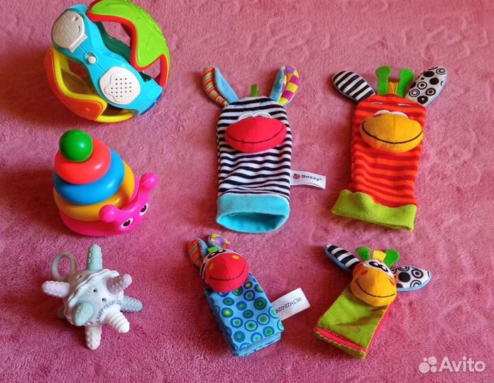 Игрушки от 0 до 1 года пакеты