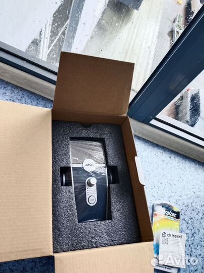 Микрофон Новый AKG C-44-USB Lyra + OTG Кабель