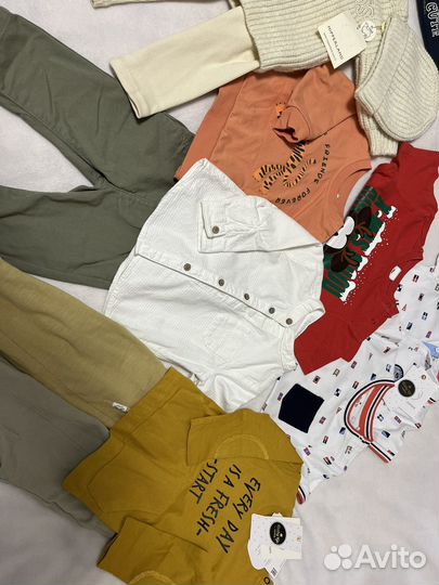 Пакет вещей на мальчика 74,80 H&M,Sela,GJ,C&A