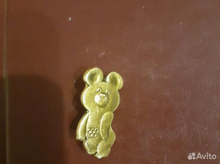 Значок олимпийский мишка