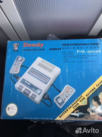 Приставка Dendy коллекционная 90-х гг., картриджи