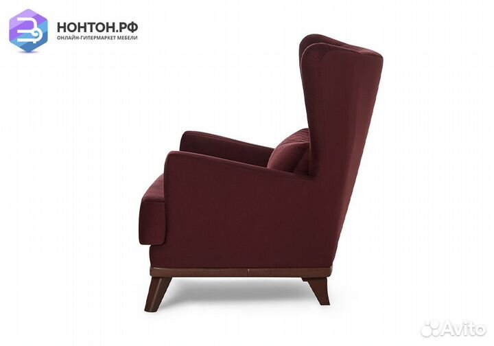 Кресло Людвиг темно-вишневое
