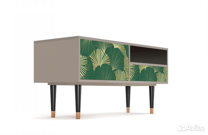 Тв-тумба T3 - Сатин - Gold Ginkgo