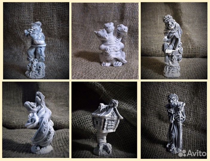 Сказочный персонаж фигурка из камня